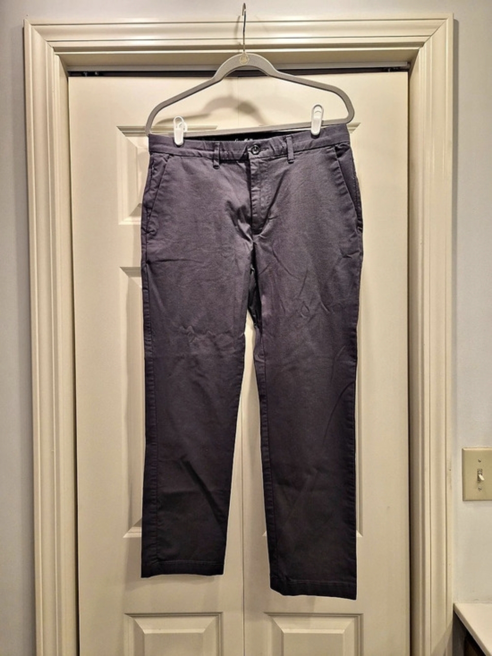 Goodfellow & Co Hennepin Tech Slim Chino Pants Gray Waist 34x30